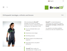 Tablet Screenshot of braceid.com